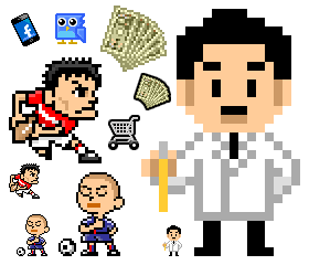 pixel art サンプル