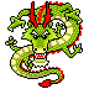 ドット絵 竜 サンプル