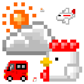 ドット絵 16px サンプル