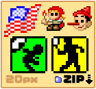 pixel art zip download 20×20px