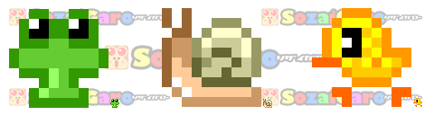 ドット絵 動物 サンプル