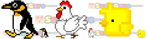pixel art 動物 アイコン サンプル