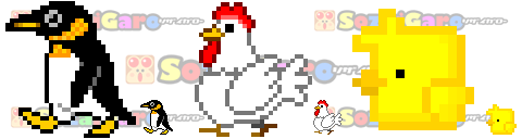 ドット絵アイコン 鳥類 無料ドット絵アイコン素材のピクセルガロー