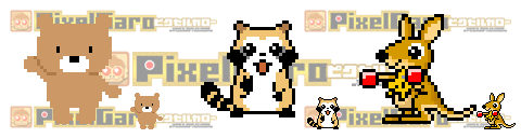 pixel art 動物 アイコン サンプル