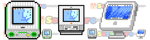 pixel art mac アイコン サンプル