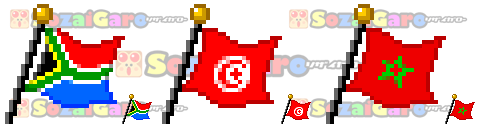 pixel art 国旗 アイコン サンプル