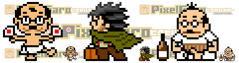 pixel art キャラクター アイコン サンプル