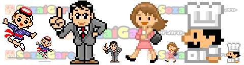 pixel art 職業 アイコン サンプル