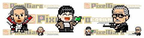 pixel art 日本の人物 アイコン サンプル