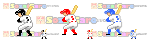 pixel art 野球 アイコン サンプル