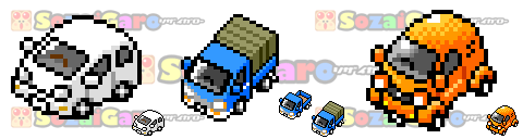 pixel art 軽自動車 アイコン サンプル