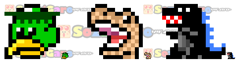 pixel art 動物 アイコン 16pixel サンプル