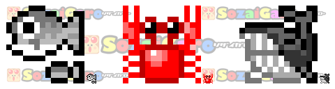 pixel art 動物 アイコン 16pixel サンプル