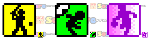 pixel art アイコン サンプル