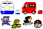 ドット絵 icons