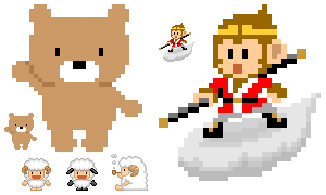 無料ドット絵アイコン素材のピクセルガロー ドット絵アイコンが使い放題