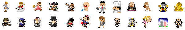 ドット絵アイコン キャラクター 無料ドット絵アイコン素材のピクセルガロー