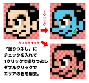 塗りつぶしチェック