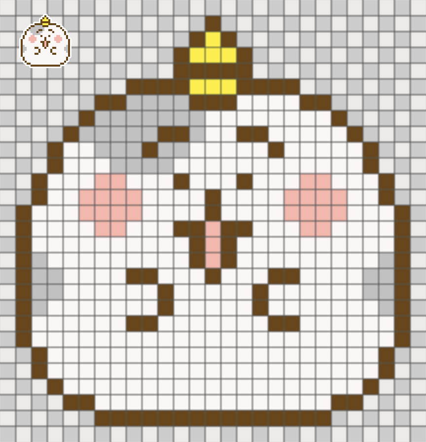 ぶち ちみも ドット絵図案