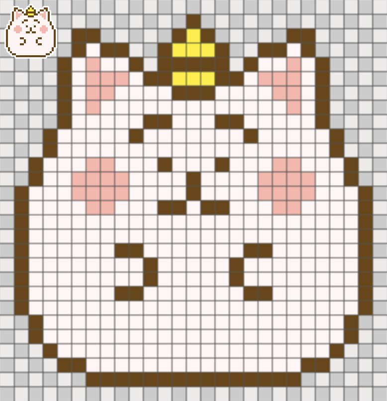 ミミ ちみも ドット絵図案