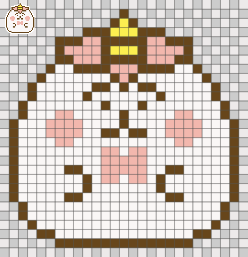 シャレオツ ちみも ドット絵図案