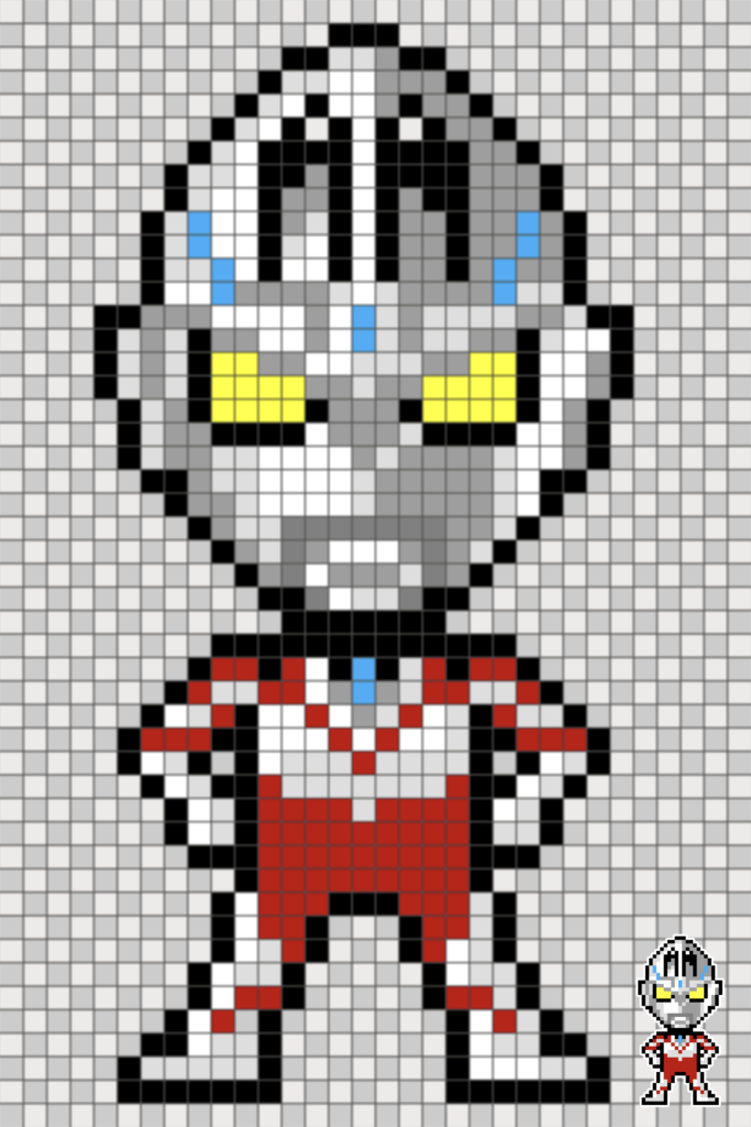 ウルトラマンアーク ドット絵図案