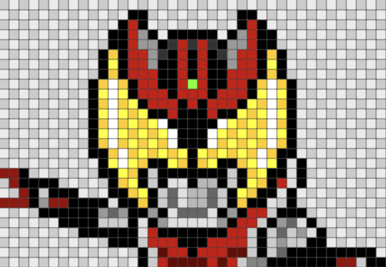 仮面ライダーキバ ドット絵 アイキャッチ