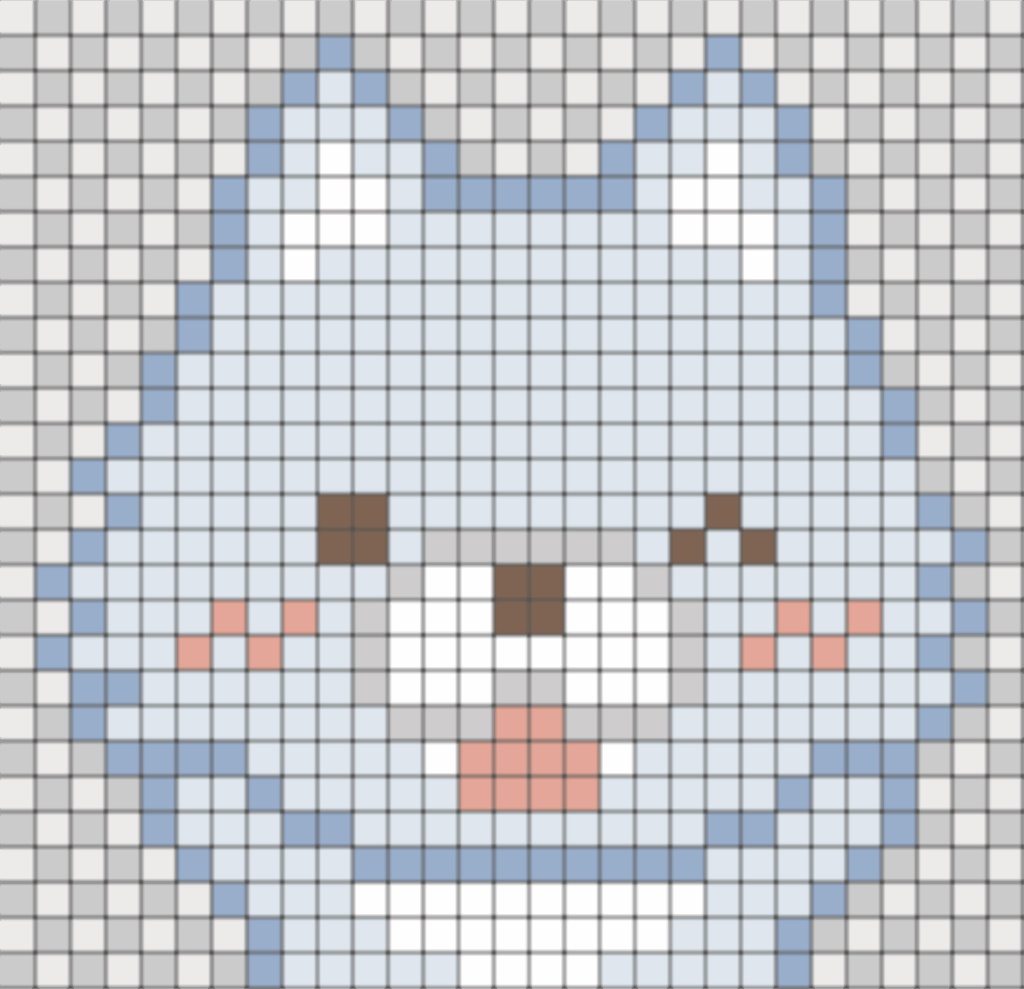 アオイコオオカミ ドット絵 アイキャッチ
