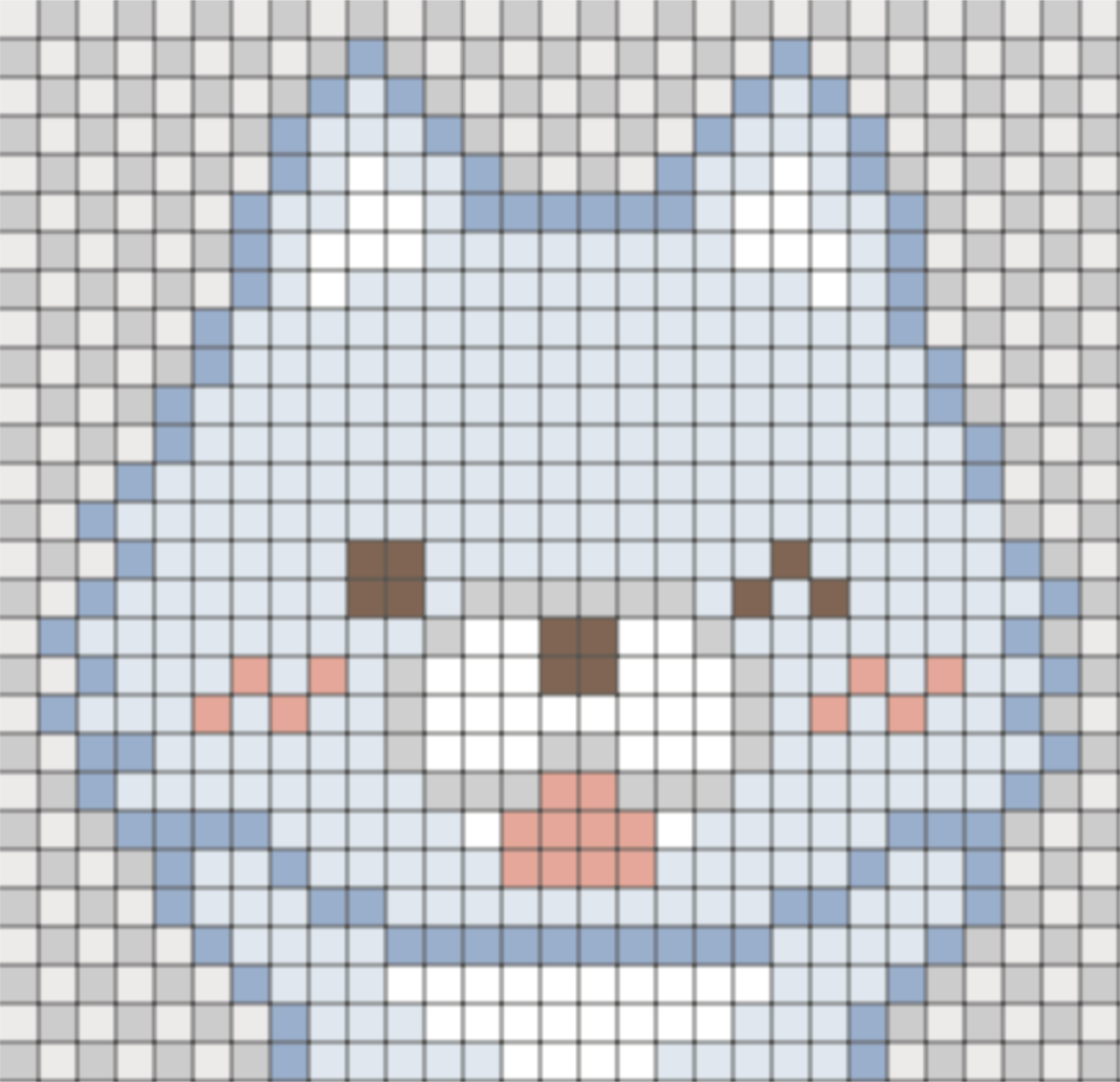 アオイコオオカミ ドット絵 アイキャッチ