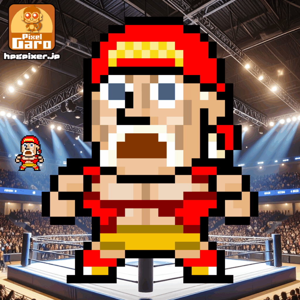 ハルク・ホーガンのドット絵アイコン