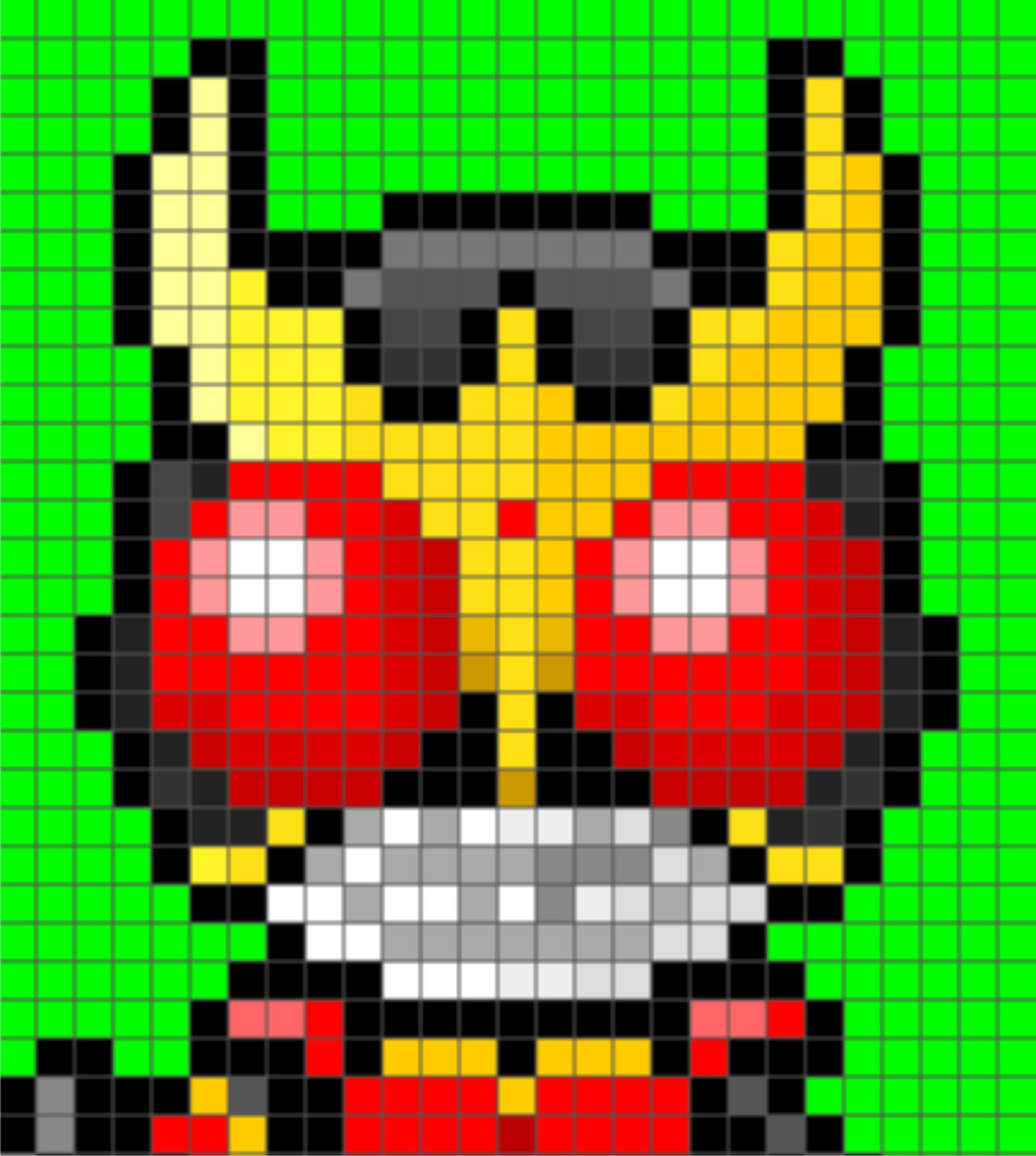 仮面ライダークウガ ドット絵 アイキャッチ