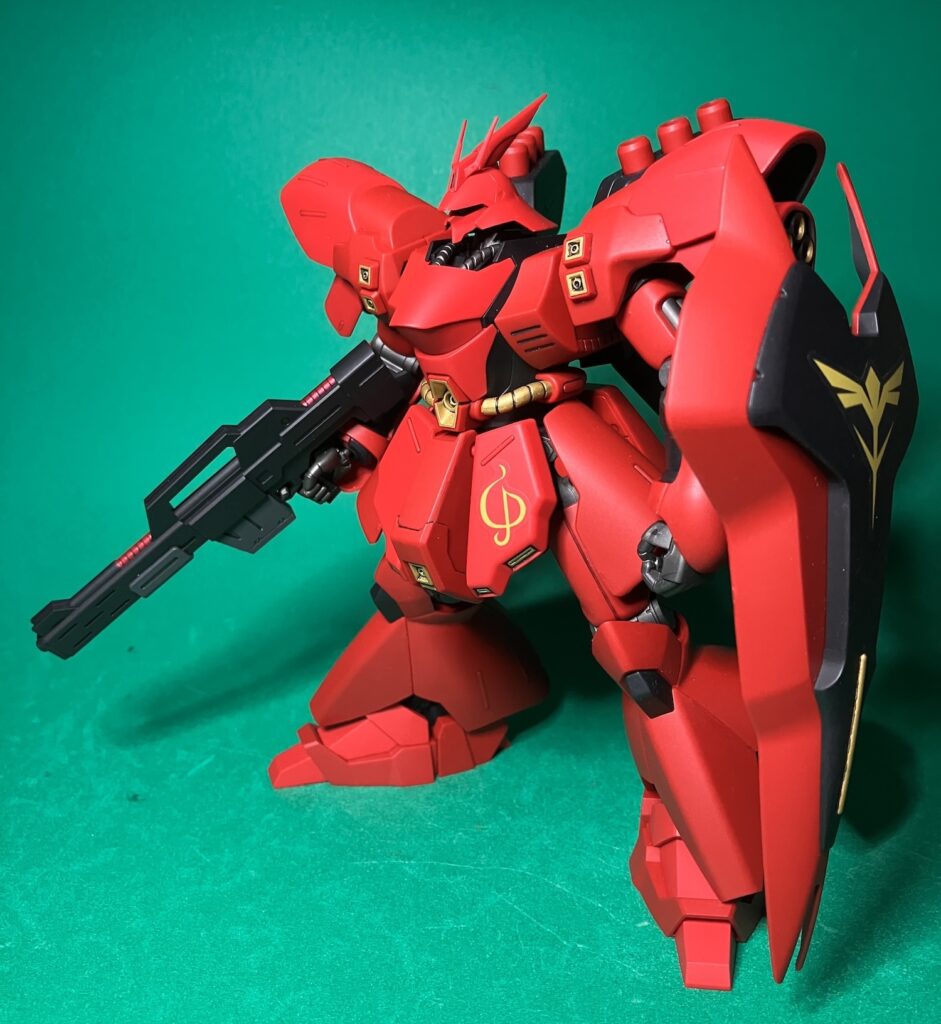 ガンプラ hguc サザビー 完成写真