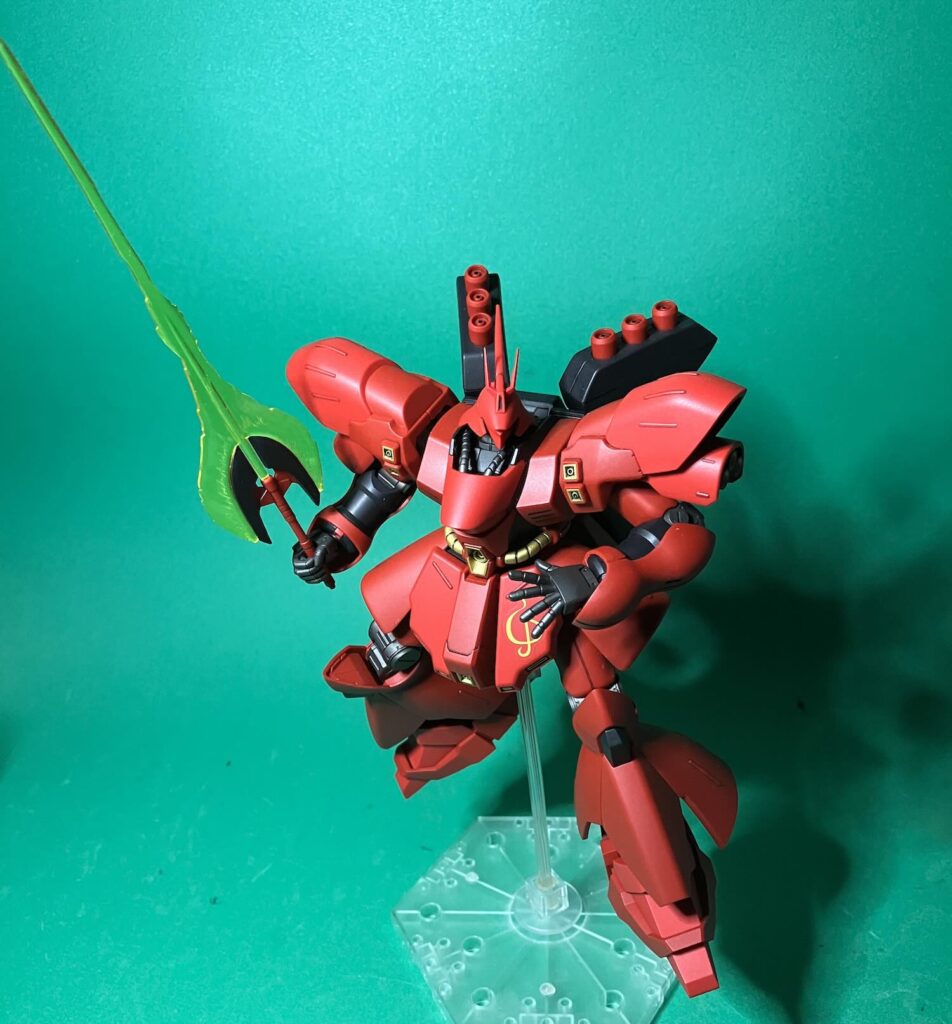 ガンプラ hguc サザビー 完成写真