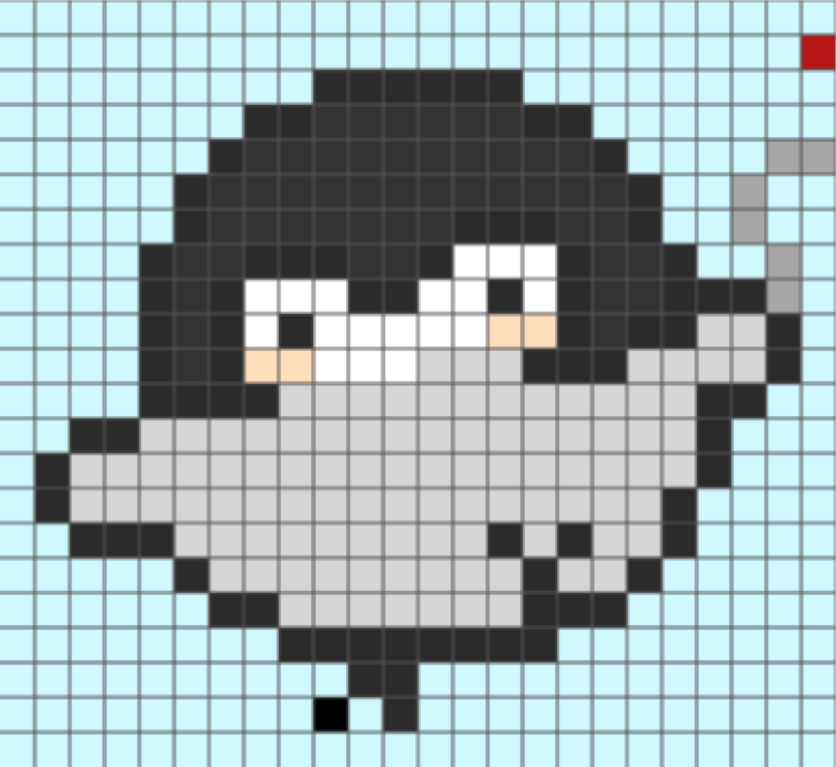 コウペンちゃんのドット絵図案 アイキャッチ