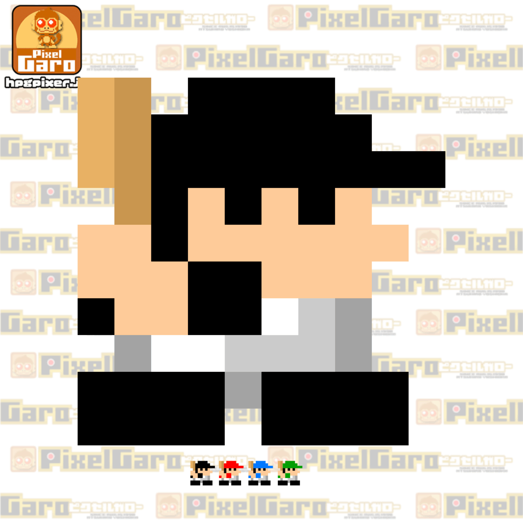 バッターのミニマムドット絵アイコン