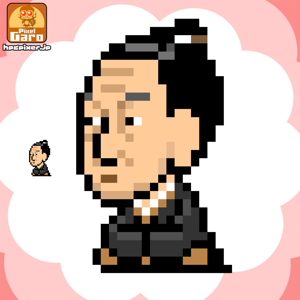 本居宣長のドット絵アイコン