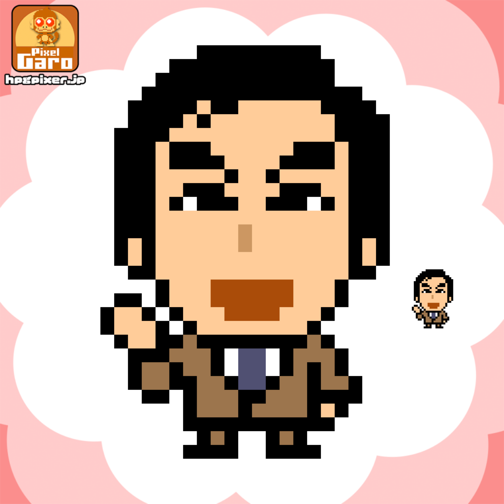 桂文枝のドット絵アイコン