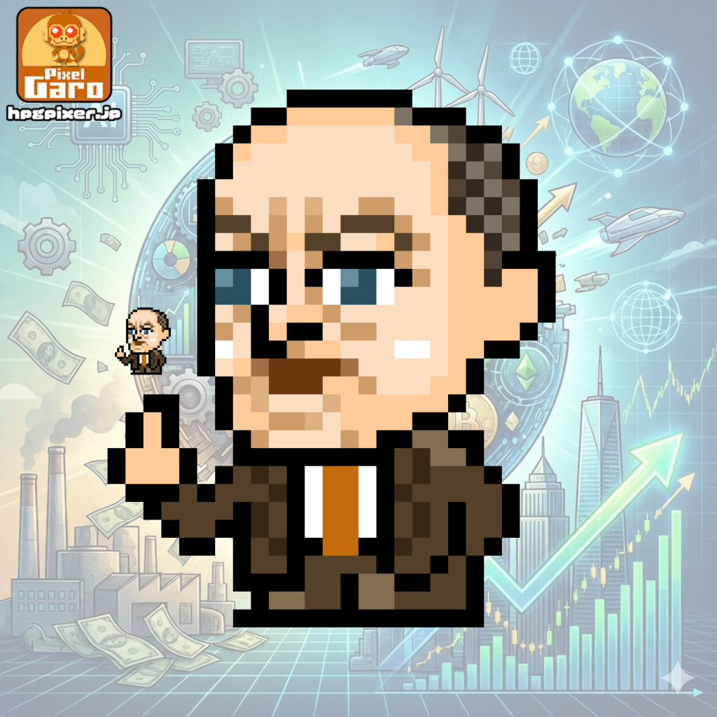 ヨーゼフ・シュンペーターのドット絵アイコン