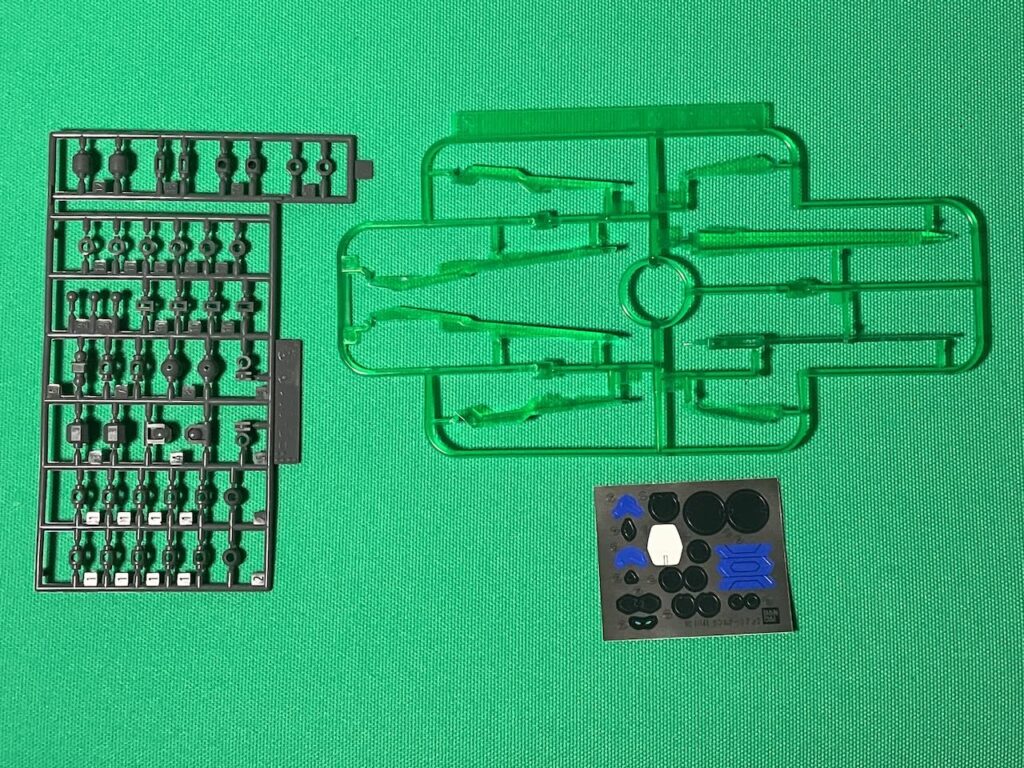 ランナー Dパーツ ポリキャップ ホイルシール