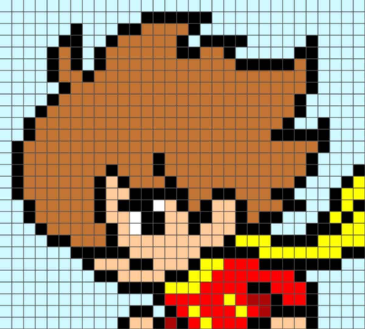 島村ジョーのドット絵図案 アイキャッチ