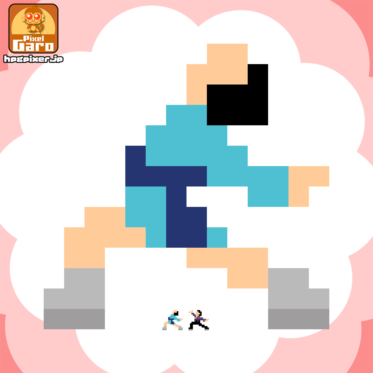 フィギュアスケートのドット絵アイコン アイキャッチ