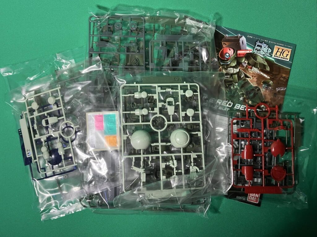 パーツと説明書