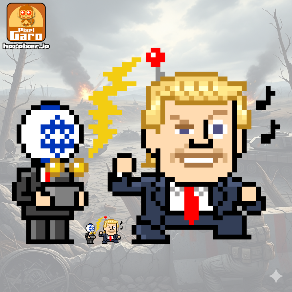 ドナルド・トランプのドット絵アイコン