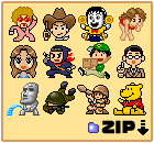 pixel art zip download Character