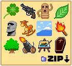 pixel art zip download